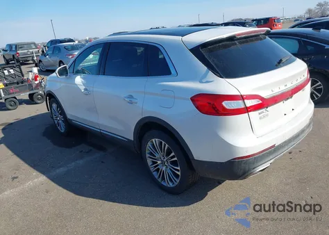 2017 Lincoln Mkx Reserve z USA, uszkodzony, nr VIN 2LMPJ8LR1HBL17834